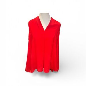 Vince Camuto v neck cold shoulder blouse